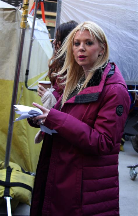 Tara Reid - 'Sharknado 2' Movie Set Photos - Manhattan, February 2014 ...