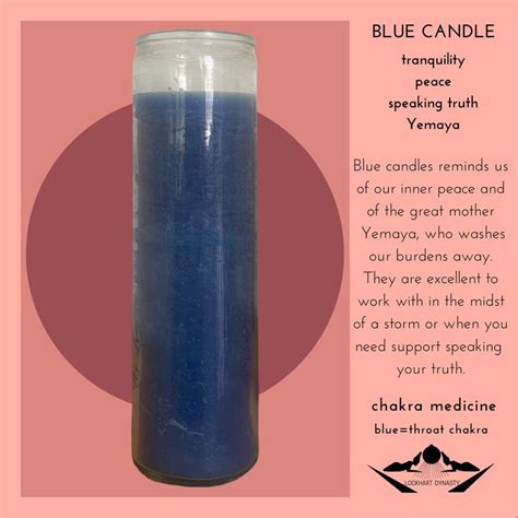 7 DAY BLUE CANDLE - Etsy | Blue candles, Blue candle meaning, Etsy candles