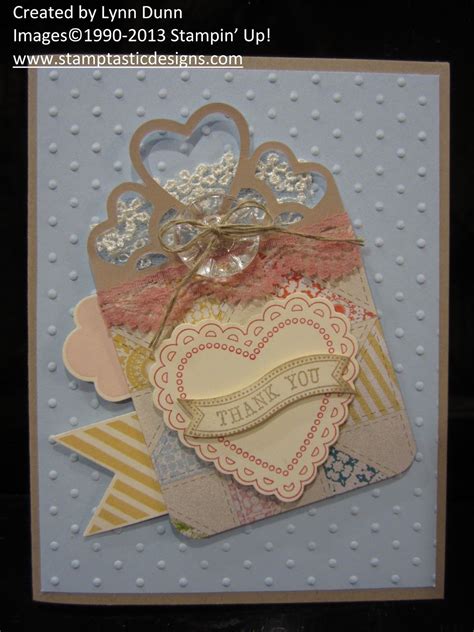 ♥ this gorgeous card by Lynn Dunn, featuring the Stampin' Up! Hearts A ...