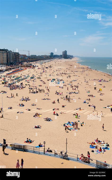 Ostend beach, Belgium Stock Photo - Alamy