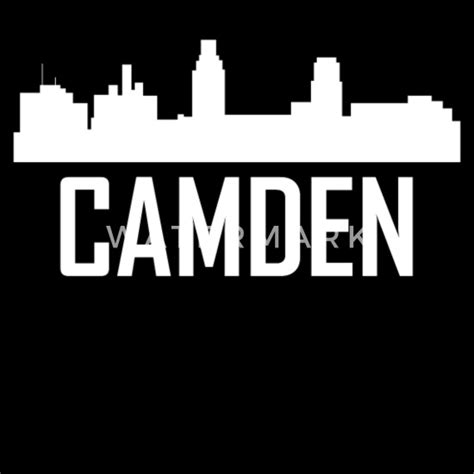 Camden New Jersey City Skyline Men's T-Shirt | Spreadshirt