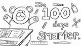 100th Day Of School Coloring Pages Free  Home sketch template