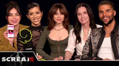 The Cast Of Scream VI Finds Out Which Original Characters They Are - YouTube