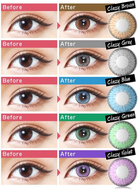 What Color Of Contacts For Brown Eyes - Qlasa