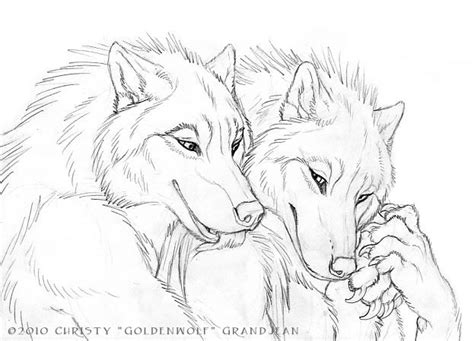 Cuddly Couples - Wolves 03 by Goldenwolf on DeviantArt