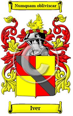 Iver Name Meaning, Family History, Family Crest & Coats of Arms