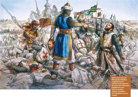 Saladin vs. Guy of Lusignan, Battle of Hattin, 1187 | Crociate ...