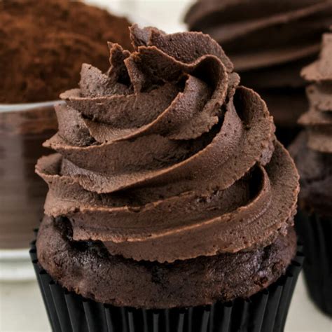 The Best Dark Chocolate Buttercream Frosting - Two Sisters