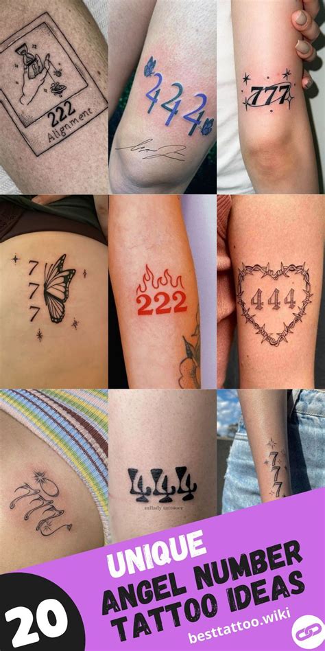 224 Angel Number Tattoo Designs: Unlock the Spiritual Insights of Angel Number 224 with Unique ...