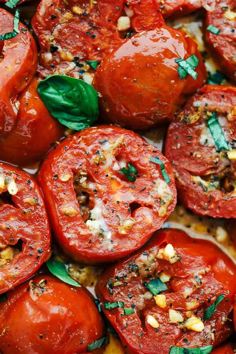 Parmesan Garlic Roasted Tomatoes | The Recipe Critic