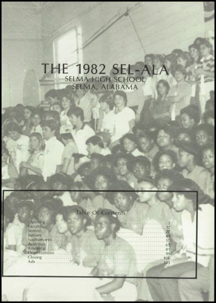 Explore 1982 Selma High School Yearbook, Selma AL - Classmates