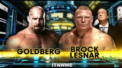 Brock Lesnar vs Goldberg Rivalry Storyline - ITN WWE