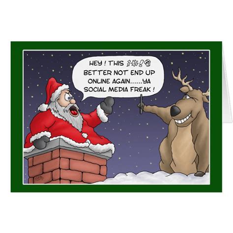 Funny Christmas Cards: Online Post Card | Zazzle