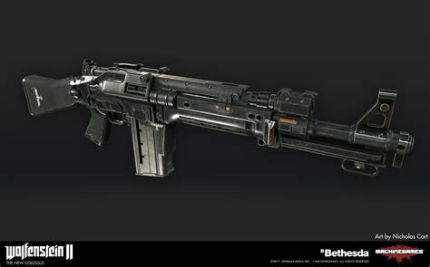 ArtStation - Wolfenstein 2: Battlerifle, Nicholas Cort | Wolfenstein ...