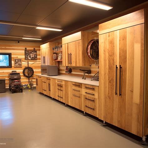 10 Wood Garage Cabinet Ideas to Enhance Your Workshop