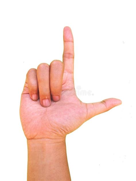 Loser Hand Sign stock image. Image of loser, mean, insult - 13785723