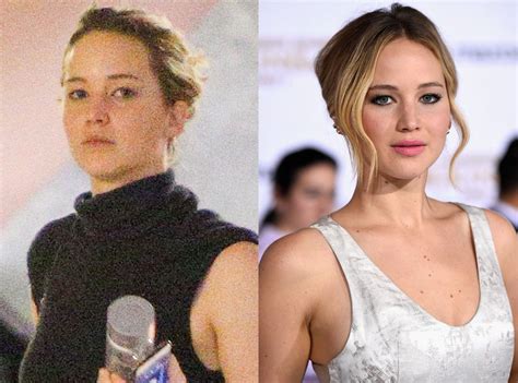 Jennifer Lawrence From Stars Without Makeup Jennifer Lawrence Without ...