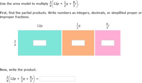 IXL | Multiply using the distributive property: area models | 6th grade math