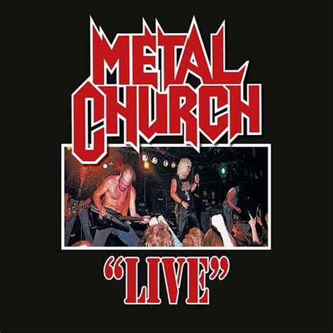 METAL CHURCH - LIVE (2018 REISSUE, LTD EDITION 200 COPIES BLACK VINYL ...