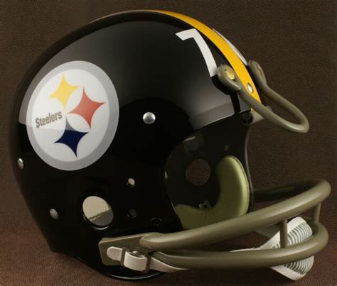 PITTSBURGH STEELERS 1963-1976 NFL Authentic THROWBACK Football Helmet ...