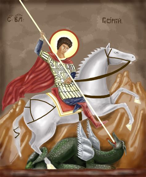 St. George Icon by walking-with-gods on DeviantArt