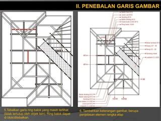 Rencana Atap dan Detail Kuda Kuda