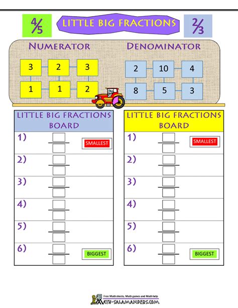 Math Fraction Games