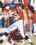 Jim Turner autographed 8x10 Photo (Denver Broncos)