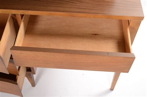 Mid Century Modern Walnut Desk with Hutch | EBTH
