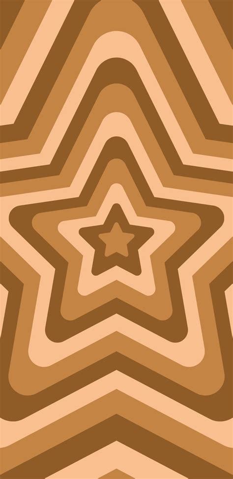 Brown aesthetic layered star wallpaper y2k indie in 2021 | Phone wallpaper images, Indie ...