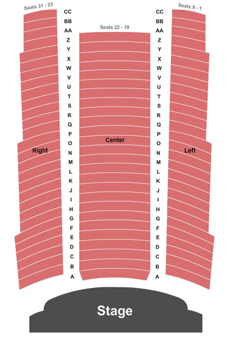 Tower Theatre Seating Chart And Maps - Fresno