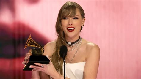 Grammys 2024: Taylor Swift sets record with fourth Album of the Year win, Miley Cyrus wins first ...