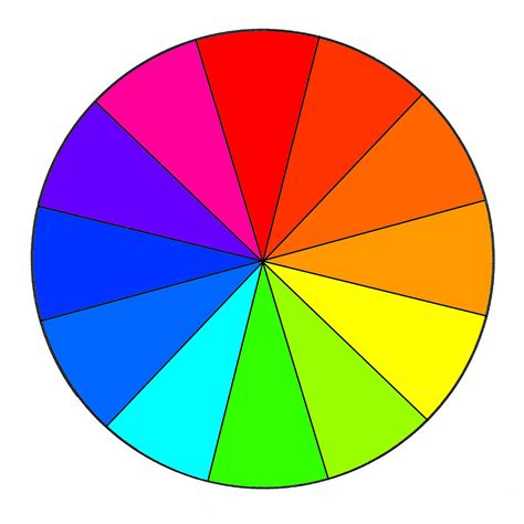 Printable Color Wheels