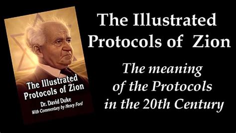 Hear Dr. David Duke on the Illustrated Protocols of Zion and How Jewish Supremacists Blame ...