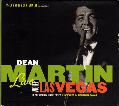 Dean Martin - Live From Las Vegas | Releases | Discogs