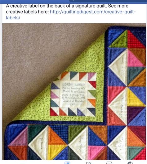 Pin by Diana Bechard on Quilt Labels/QuoTes | Quilt labels, Quilts, Quilting crafts
