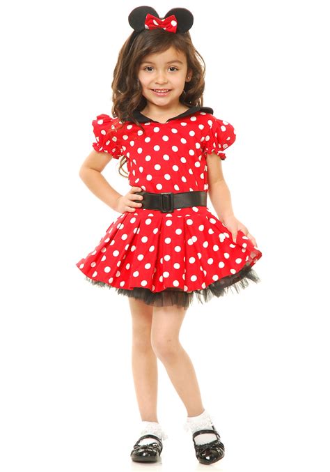 Disney Minnie Mouse Pink Dress Costume For Girls, Official Disney ...