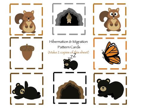 Science Activities For Preschoolers And Toddlers: Hibernation - Free Printable Hibernation ...