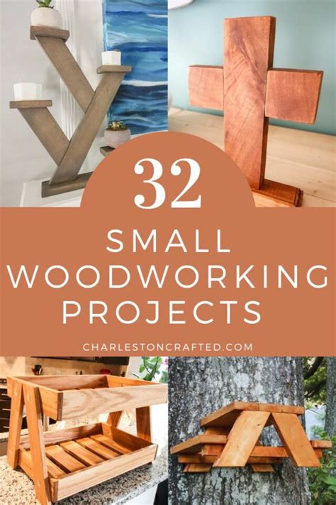 38 easy & small woodworking projects