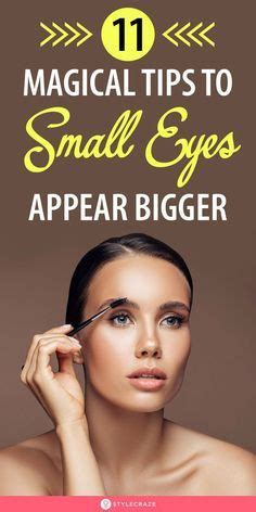 13 Magical Makeup Tricks That Make Your Small Eyes Look BIGGER! | Big eyes makeup, Makeup tips ...