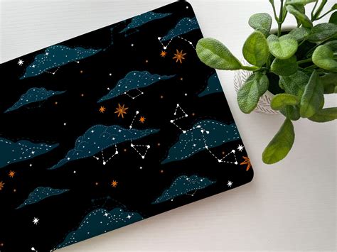 Boho Cloud Space Laptop Skin, Laptop Cover, Laptop Skins, Removable La ...