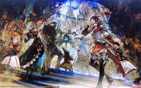 Ishgard Markets Art - Final Fantasy XIV: Heavensward Art Gallery