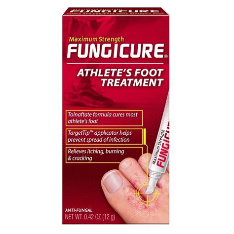 FungiCURE Athlete's Foot Anti-Fungal Cream .42 oz - Walmart.com - Walmart.com