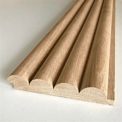 Fluted Round Paneling | Wood panel walls, Wall paneling, Wood slat wall