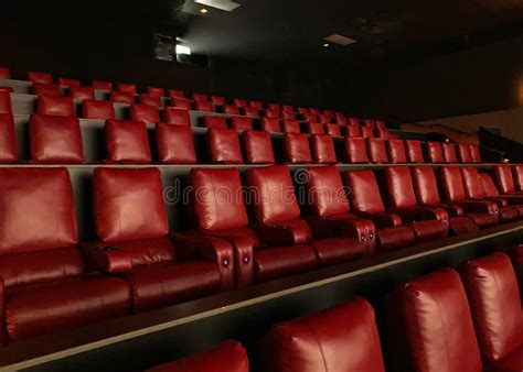 Comfortable Reclining Chairs in a Modern Movie Theater Stock Photo - Image of projection, modern ...