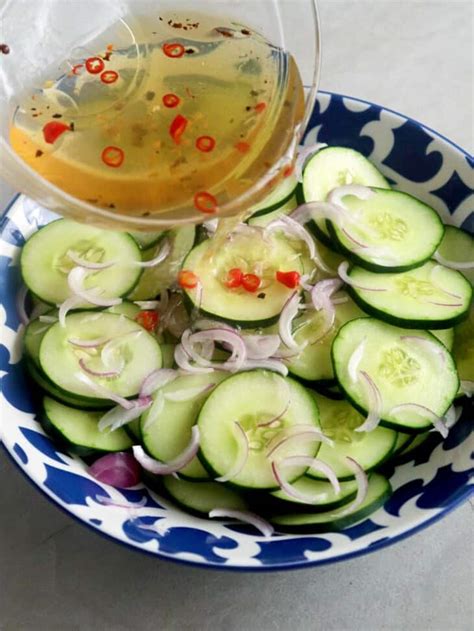 Ensaladang Pipino (Cucumber Salad) - Kawaling Pinoy