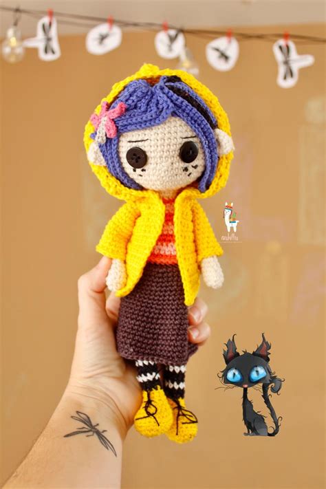 PDF CORALINE Amigurumi Crochet Diy Pattern - Etsy | Fun crochet ...