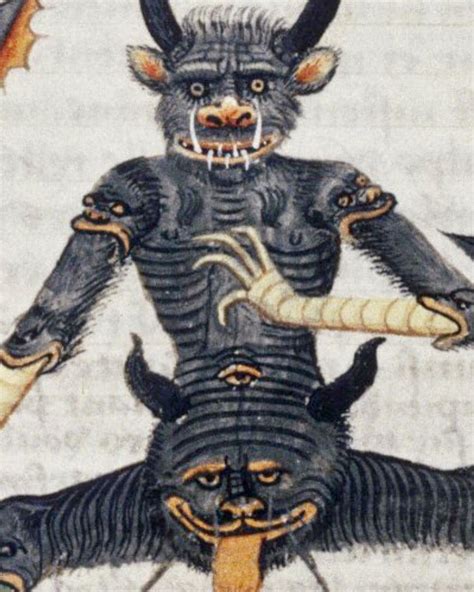 Depictions of demons and the devil in medieval manuscripts - Eve Harms