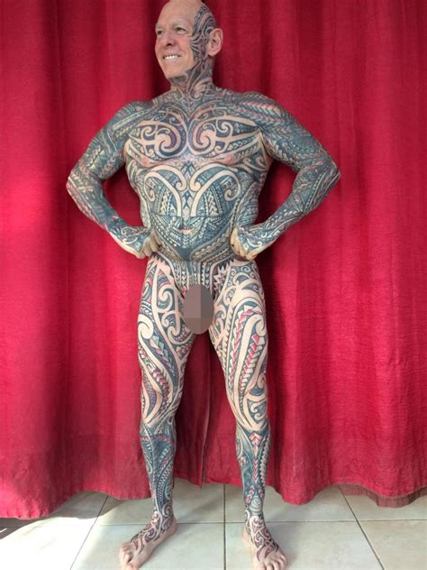 Meet The Man Who Covered His Whole Body In Tattoos, Including His Private Part (Photos)