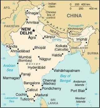 India/Nepal - Map Locator